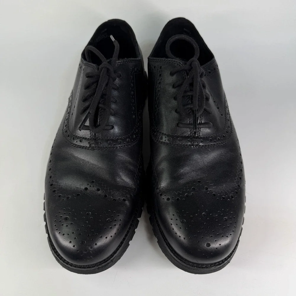 Cole Haan ZERØGRAND Remastered Mens 10.5 Wide Wingtip Oxfords Brogue C39601 Comf